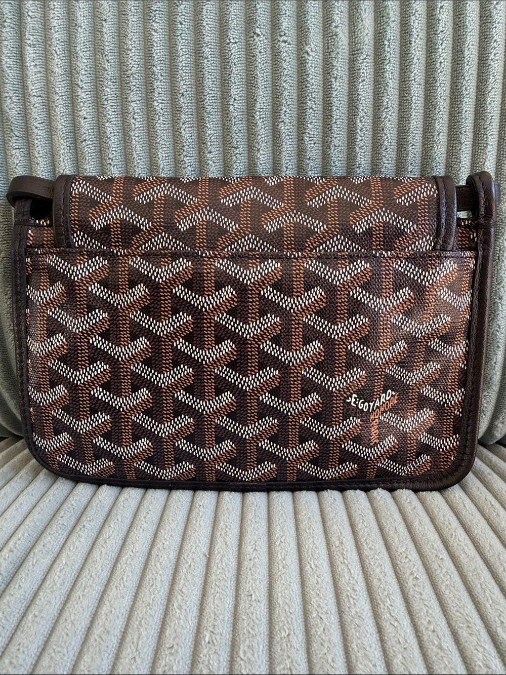Goyard Plumet Crossbody Bag - Black/Brown - Picture 2 of 9